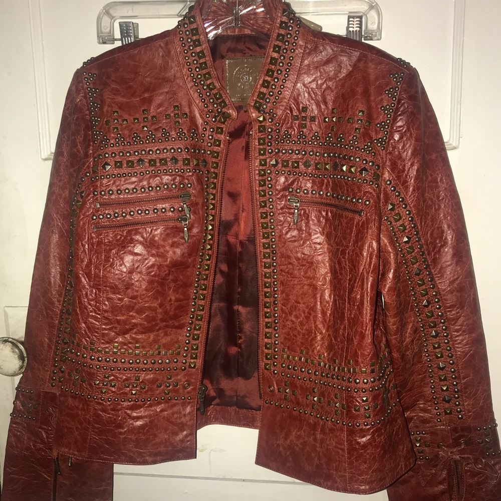 Double D Ranch Leather Jacket